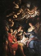 unknow artist Adoration of the Shepherds oil painting reproduction
